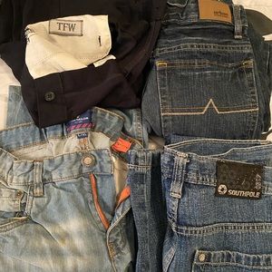 Various jeans. Separate price/will bundle.